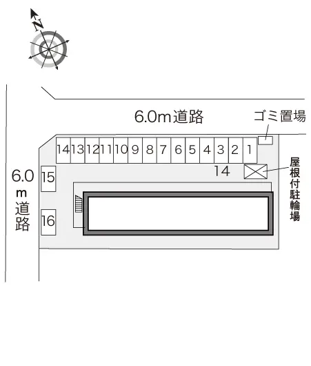 ★手数料０円★茂原市茂原西　月極駐車場（LP）